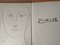 Pablo Picasso, Woman portrait, 1957, Lithograph 1