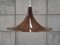 Danish Brown Pendant Lamp, 1960s 1