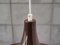 Danish Brown Pendant Lamp, 1960s 3