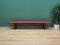 Danish Red Eco Leather Bench, 1990s 2