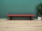 Danish Red Eco Leather Bench, 1990s, Image 2