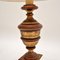 Lampade da tavolo vintage in legno dorato, 1950, set di 2, Immagine 8