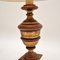 Vintage Gilt Wood Table Lamps, 1950, Set of 2 8