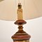 Lampade da tavolo vintage in legno dorato, 1950, set di 2, Immagine 6