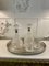 Antique Edwardian Cut Glass Decanters with Silver Mounts, 1900, Set of 2 2
