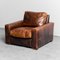 Brown Leather Armchair, 1990s, Image 1