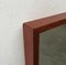 Espejo alemán Mid-Century minimalista de teca de Zier-Form, años 60, Imagen 13