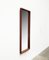 Specchio Mid-Century minimalista in teak di Zier-Form, Germania, anni '60, Immagine 1