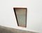 Specchio Mid-Century minimalista in teak di Zier-Form, Germania, anni '60, Immagine 4