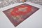 Vintage Turkish Red Distressed Rug, 1960s 7