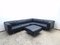 Leather Sofa in Black by Piero Lissoni for Cassina, 1996, Set of 2 1