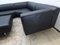 Canapé en Cuir Noir par Piero Lissoni pour Cassina, 1996, Set de 2 8