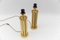 Mid-Century Modern Table Lamps in Brass, 1960s, Set of 2 3