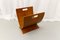 Danish Modern Walnut Magazine Rack, 1970s 7