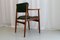 Danish Modern Teak Armchair with Green Wool Upholstery, 1960s, Image 9