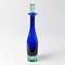 Decanter in vetro blu e verde di Anna Kjaer per Royal Copenhagen, anni '90, Immagine 4