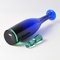 Blue and Green Glass Decanter by Anna Kjaer for Royal Copenhagen, 1990s, Image 6