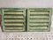 Antique Louvre Shutters in Moss Green, 1920s, Set of 2, Image 9