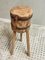 Vintage Chopping Block Side Table in Chestnut, 1950s, Image 2