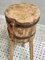 Vintage Chopping Block Side Table in Chestnut, 1950s 7