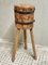 Vintage Chopping Block Side Table in Chestnut, 1950s, Image 5