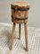 Vintage Chopping Block Side Table in Chestnut, 1950s, Image 1