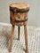 Vintage Chopping Block Side Table in Chestnut, 1950s, Image 6