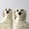 Antique Staffordshire Mantle Dog Figurines with Glass Eyes, 1890s, Set of 2, Image 4
