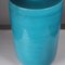 Italian Turquoise Ceramic Vase, 1970s, Image 4