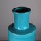 Italian Turquoise Ceramic Vase, 1970s 7
