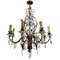French Chandelier in the Style of Maison Baguès, 1950s, Image 4