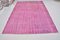 Vintage Turkish Pink Rug, 1960 1