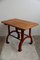 Industrial Dining Table with Cast Iron Legs, Image 5