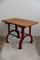 Industrial Dining Table with Cast Iron Legs 13