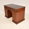 Victorian Walnut Pedestal Desk from Howard & Sons, 1870s 4