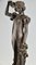 Art Nouveau Bronze Sculpture Lady in Bronze & Marble by Adolpho Cipriani, 1900s 7