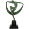 Art Deco sculpture Folie Nude Dancer by Denis for Max Le Verrier 1