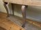 Antique Console Table in Oak and Elm 11