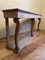 Antique Console Table in Oak and Elm 3