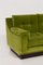 Italian Sofa in Green Velvet and Wood, 1950 6