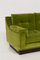 Italienisches Sofa aus Grünem Samt & Holz, 1950 6