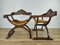 Italian Savonarola Folding Armchairs, 1980, Set of 2 5