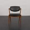 Model 42 Chair in Rosewood and Black Aniline Leather, Denmark, 1960s, Image 5