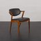 Model 42 Chair in Rosewood and Black Aniline Leather, Denmark, 1960s, Image 2