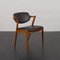 Modell 42 Stuhl aus Palisander & Schwarzem Anilinleder, Dänemark, 1960er 2