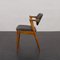 Modell 42 Stuhl aus Palisander & Schwarzem Anilinleder, Dänemark, 1960er 7