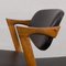 Model 42 Chair in Rosewood and Black Aniline Leather, Denmark, 1960s 11