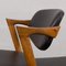 Model 42 Chair in Rosewood and Black Aniline Leather, Denmark, 1960s, Image 11