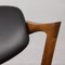 Model 42 Chair in Rosewood and Black Aniline Leather, Denmark, 1960s, Image 14