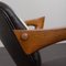 Model 42 Chair in Rosewood and Black Aniline Leather, Denmark, 1960s, Image 8